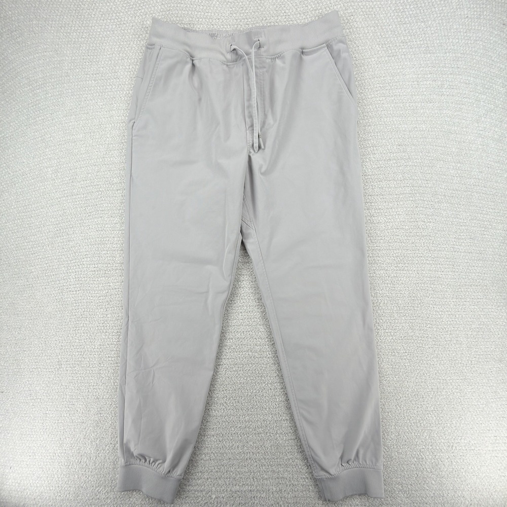 Rhoback Delta Performance Jogger Pants Mens Large Ghost Gray Golf Athleisure